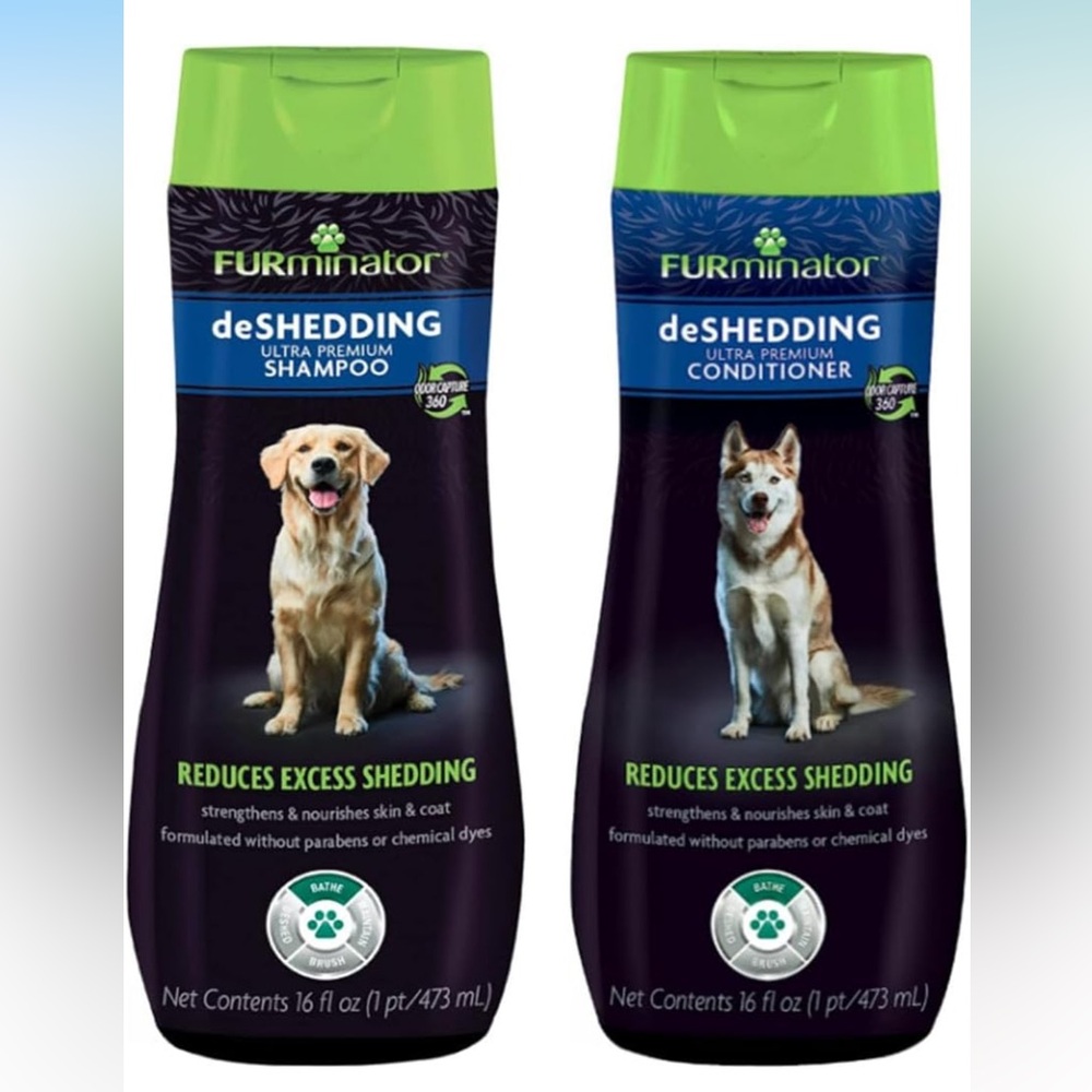 FURminator deShedding 3/4 Full Shampoo and 3/4 Full Conditioner Set